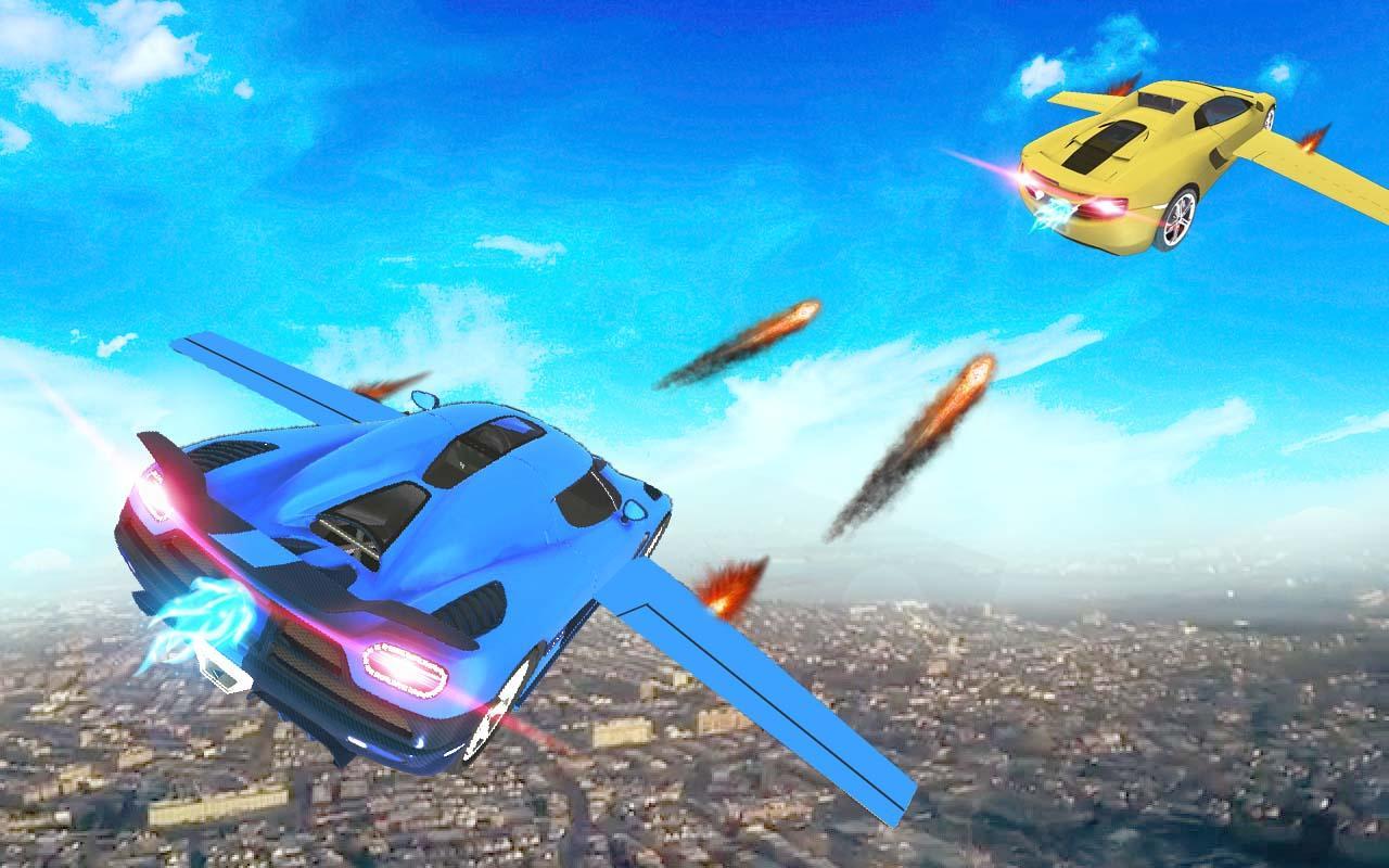 Futuristic Flying Car Taxi Simulator Driving
