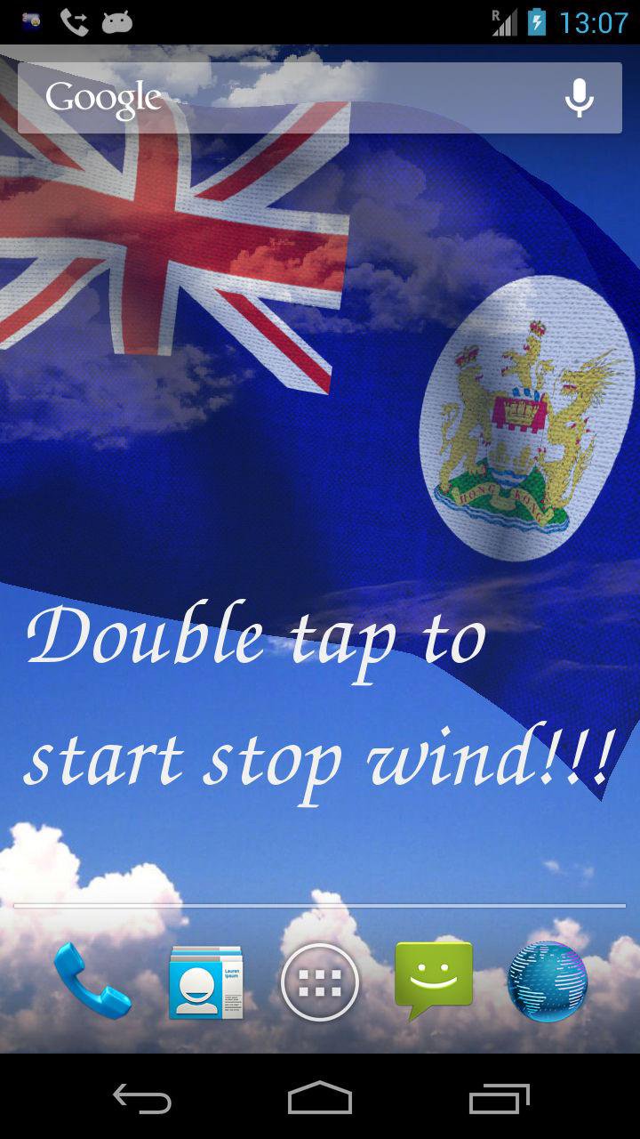 3D Hong Kong Flag Live Wallpaper