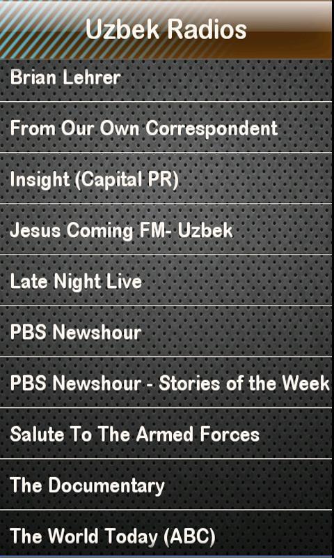 Uzbek Radio Uzbek Radios