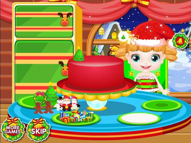 Baby cake christmas games
