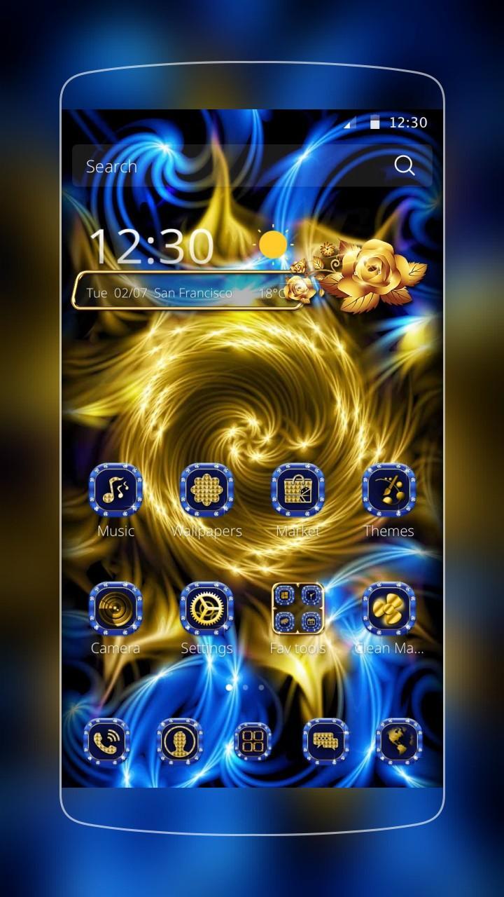 Golden Flower Sapphire