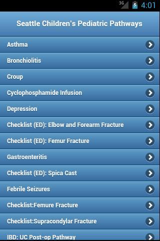 Pediatric Clinical Pathways