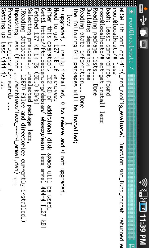 GNURoot WheezyX (xterms)