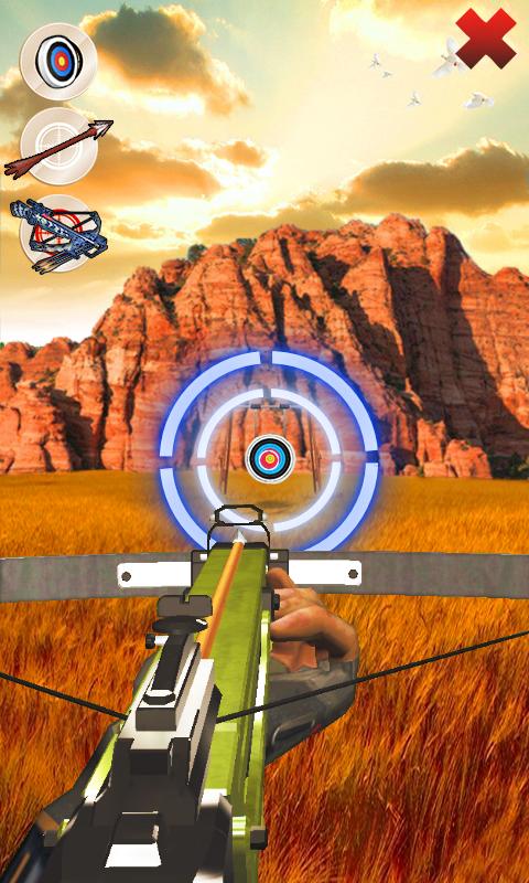 Crossbow archery shooting