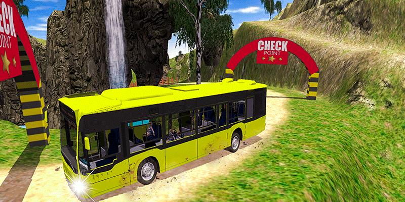 Offroad School Bus Coach Driving Simulator 2020