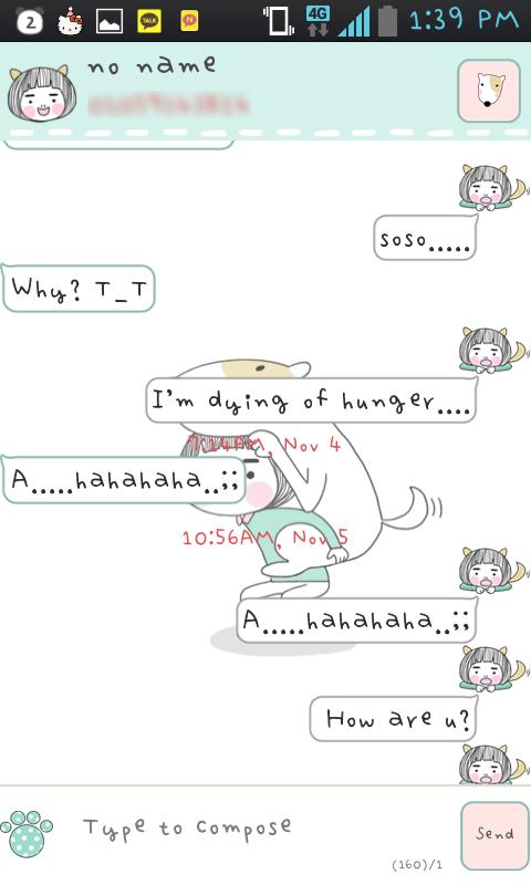 Kogumong Bow GO sms theme