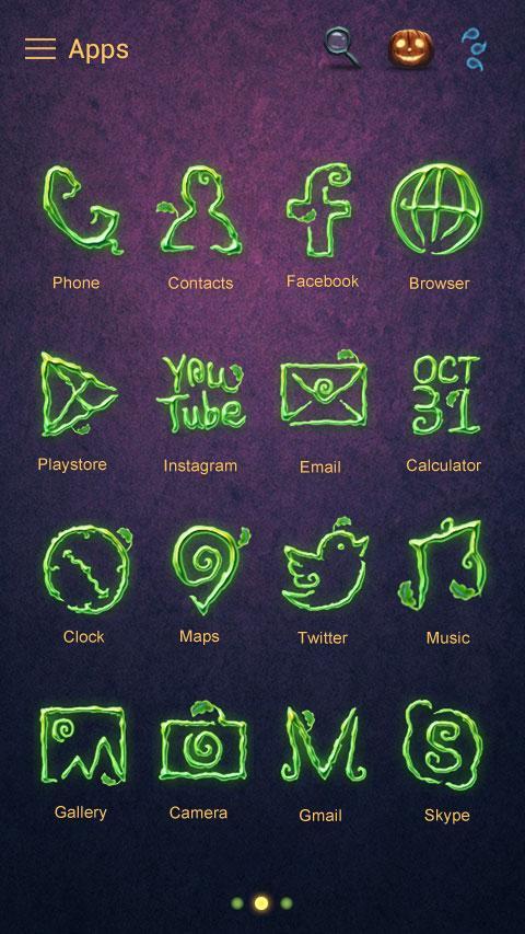 Pumpkin Ghost GO Launcher