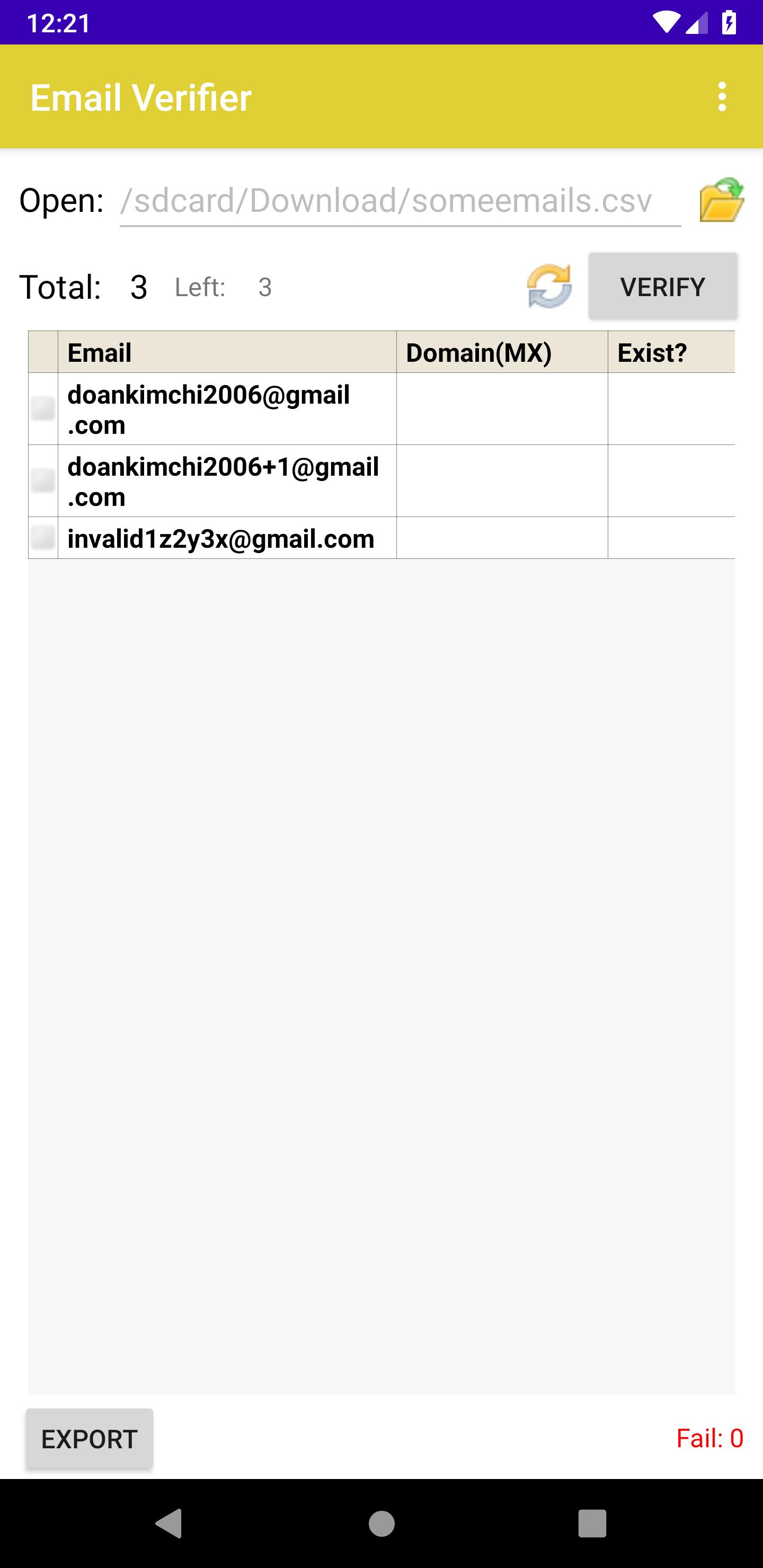 Email Verifier
