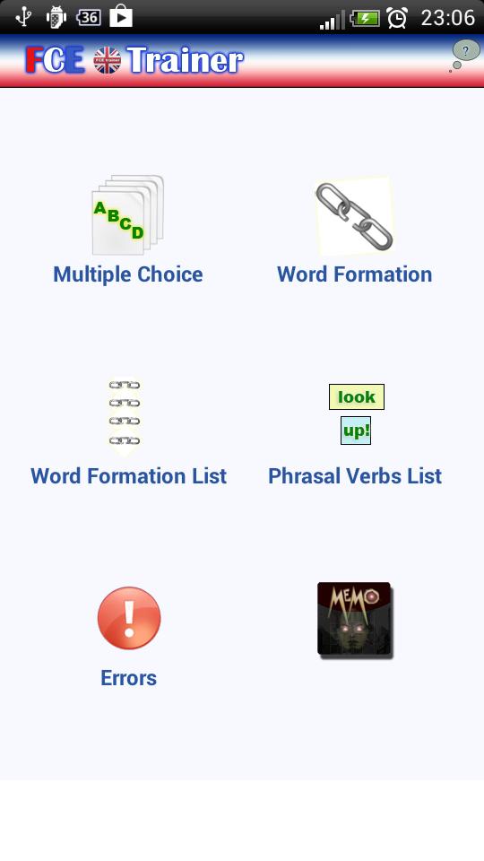 FCE Trainer, fce english tests