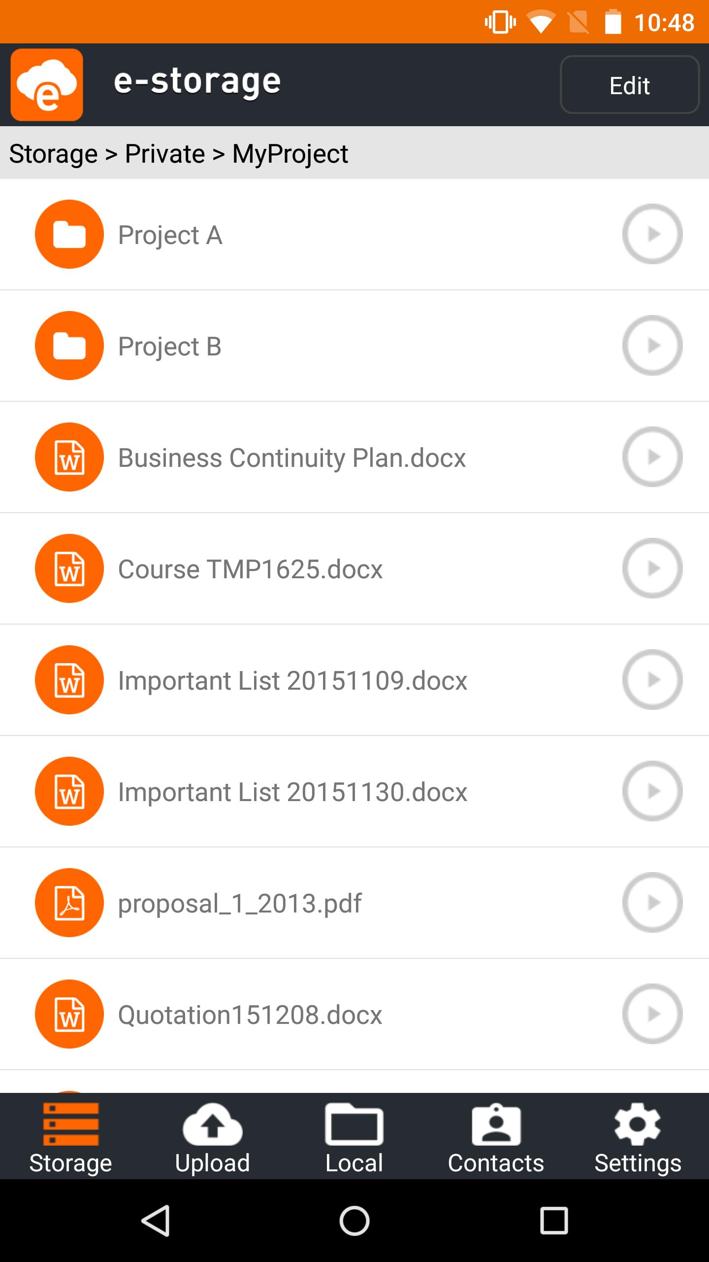 TM e-storage