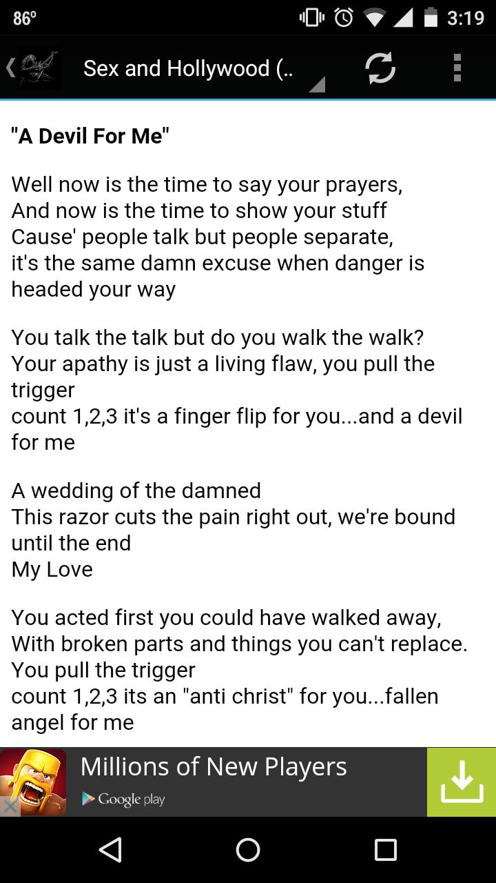 Black Veil Brides Lyrics