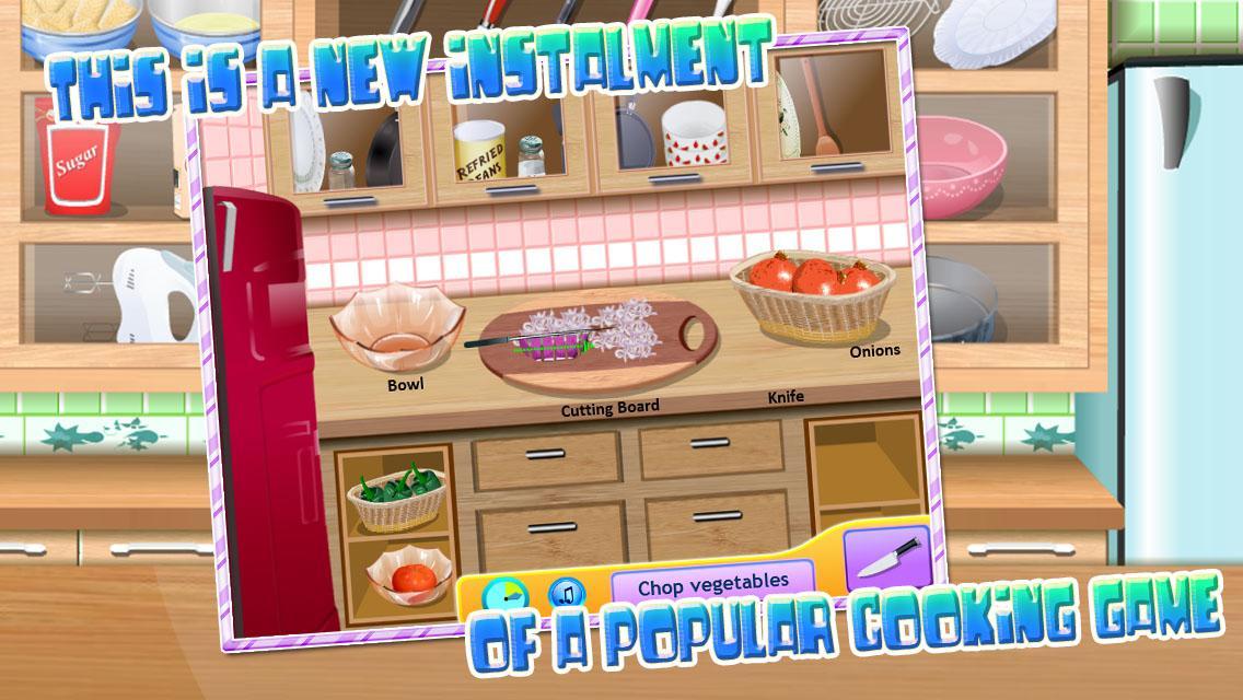 Girls cooking game - Burritos