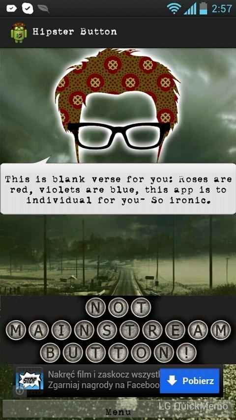 Hipster Button