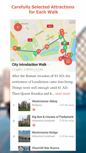 Frankfurt Map and Walks