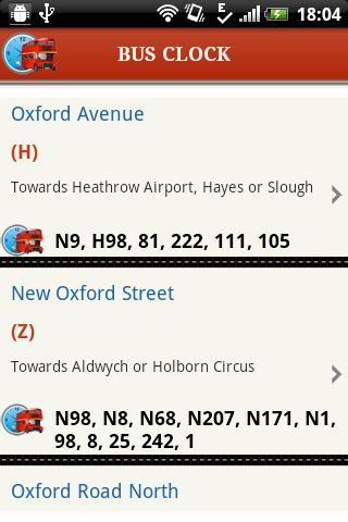 London Bus Clock