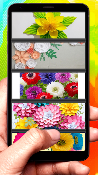 DIY Paper Flowers Idea