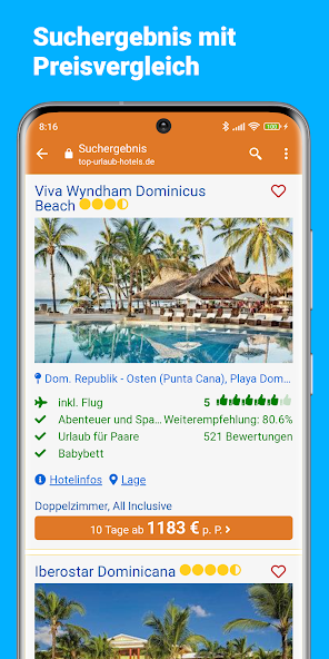 Pauschalreisen, Hotels & FeWo