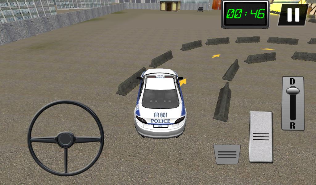 Russian City Police Chase Car