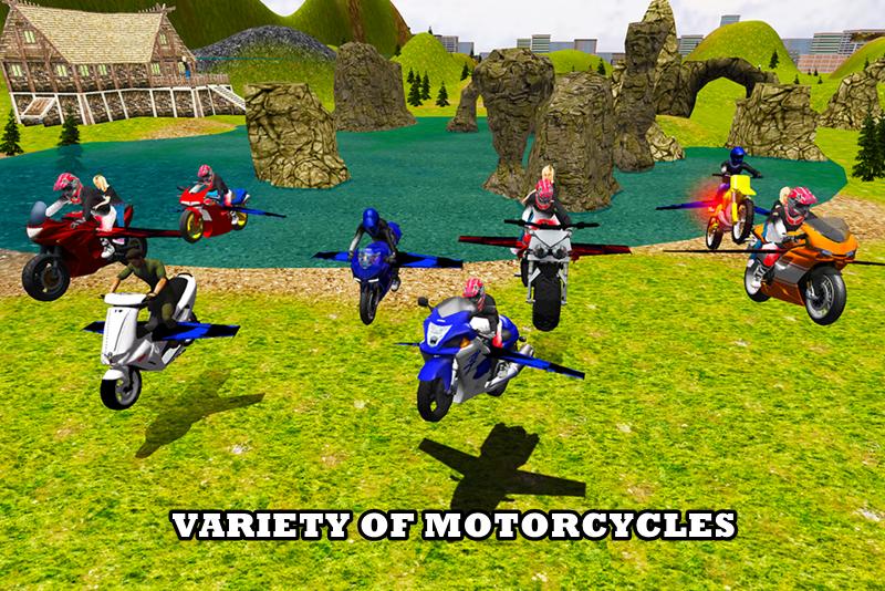 Real Flying Bike Simulator