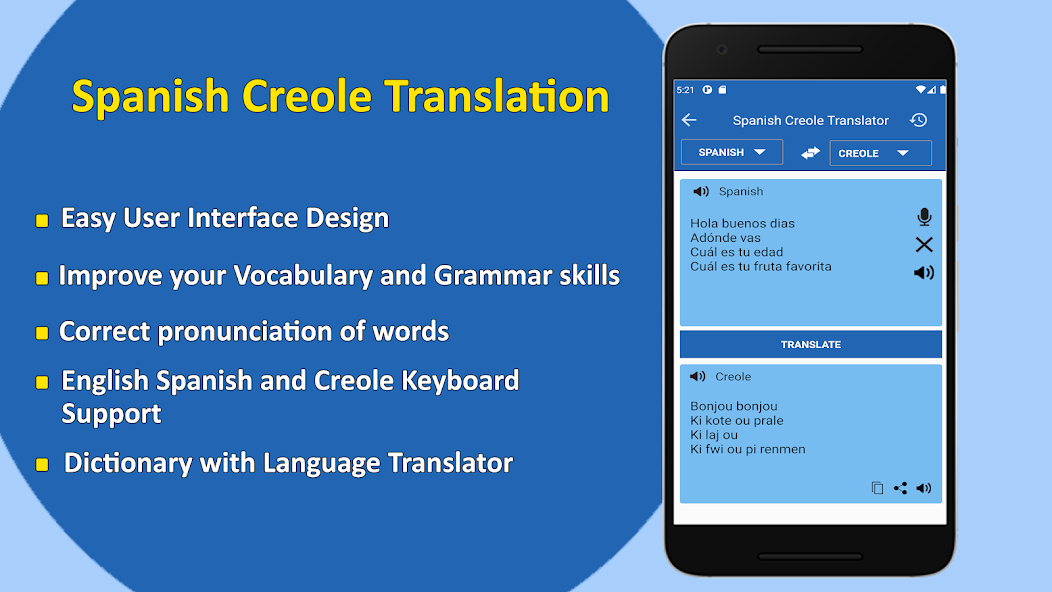 Traduction Creole Espagnol