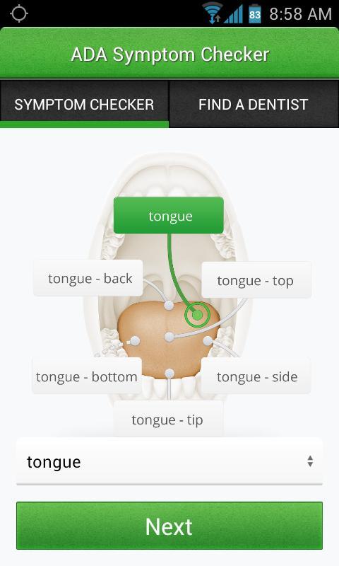 ADA Dental Symptom Checker