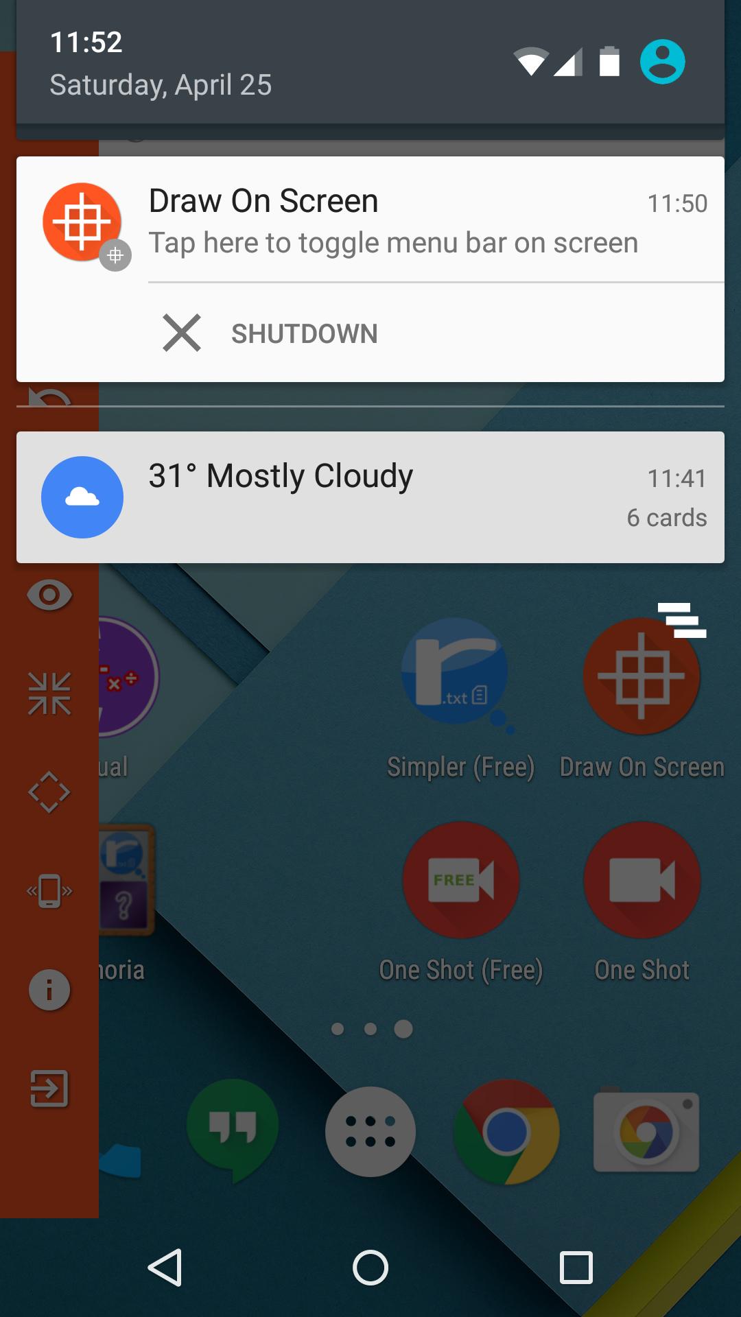 Draw on screen