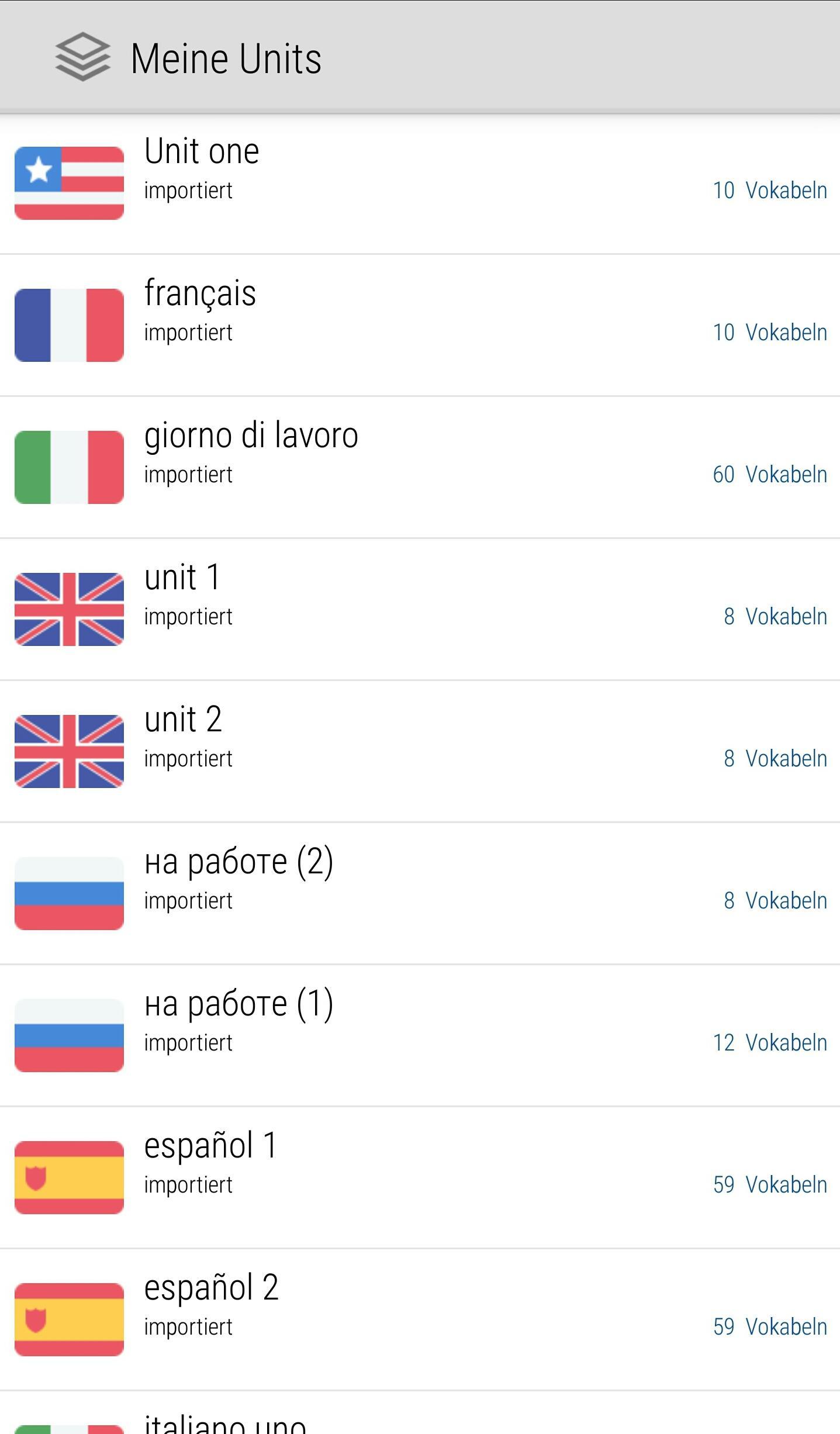 Vocab Trainer One
