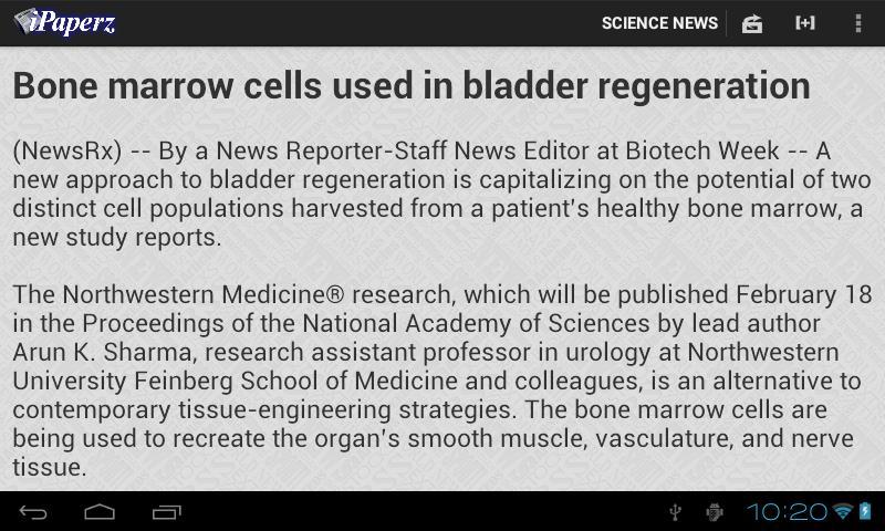 iPaperz Science News