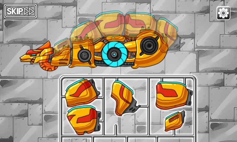 Dino Robot - Stego Gold