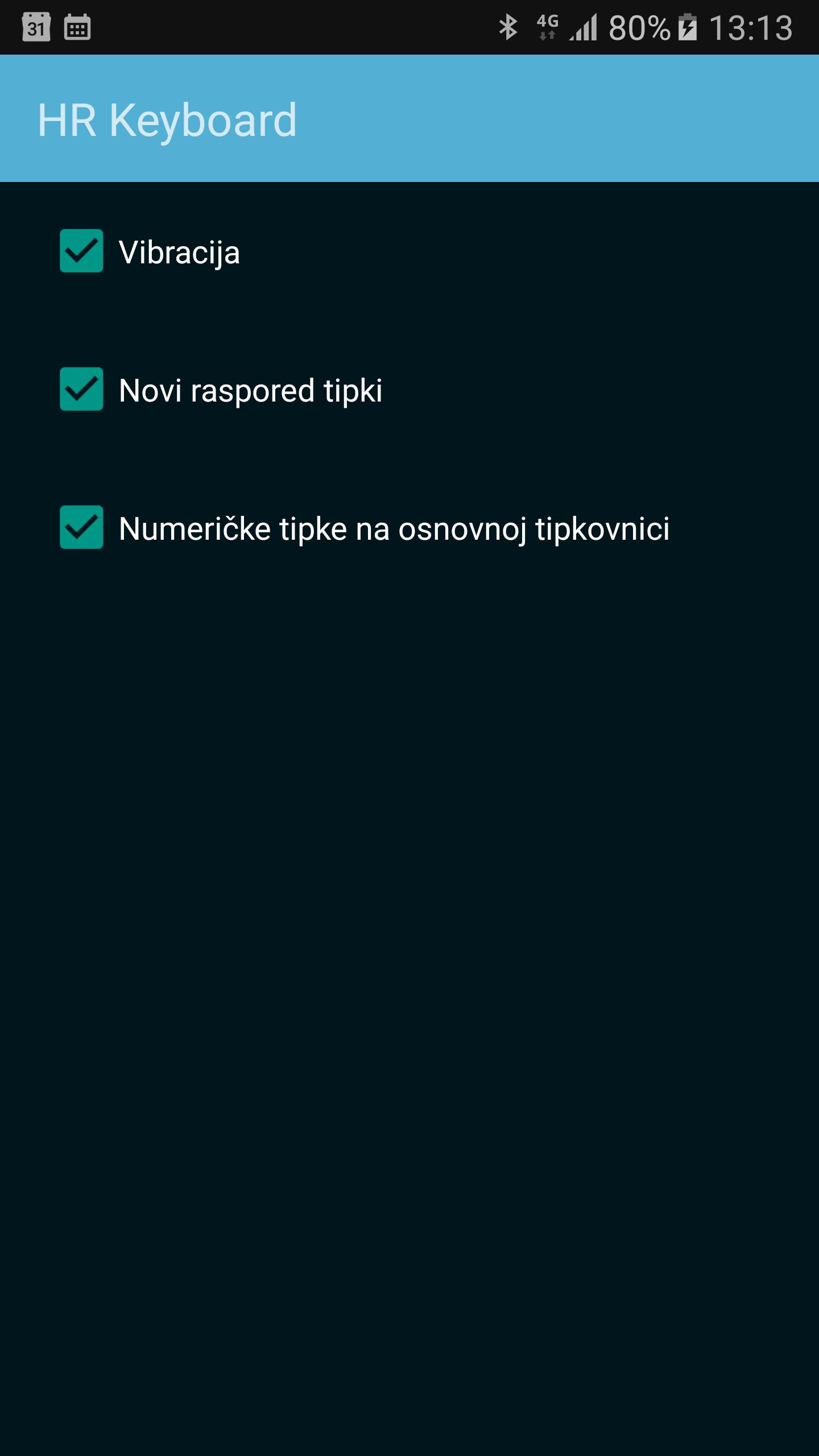 Croatian keyboard