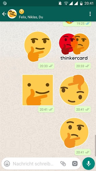 Thinking Sticker Pack