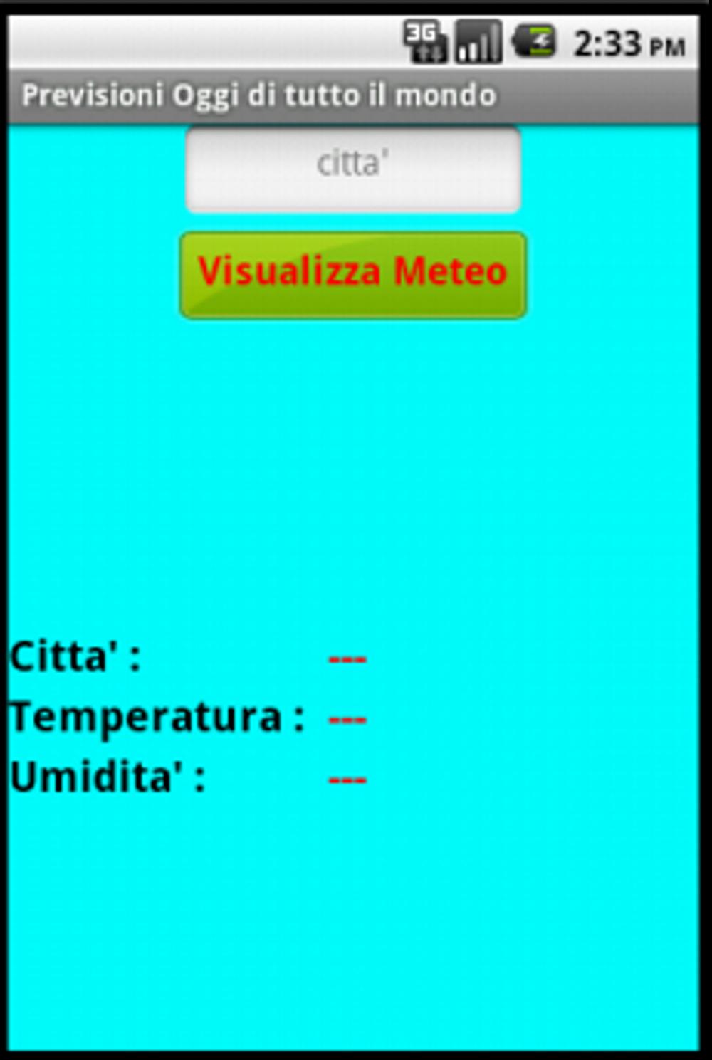 METEO Oggi