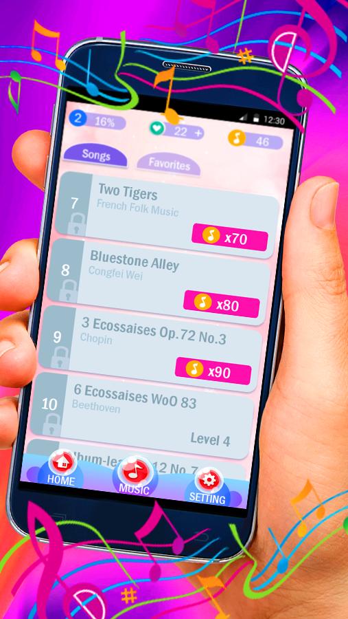 Pink Piano Tiles 3