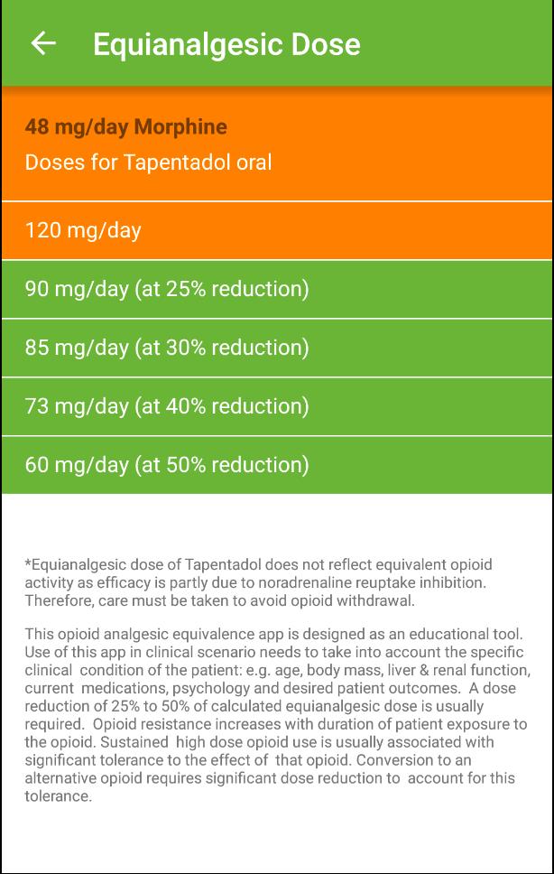 Opioid Calculator