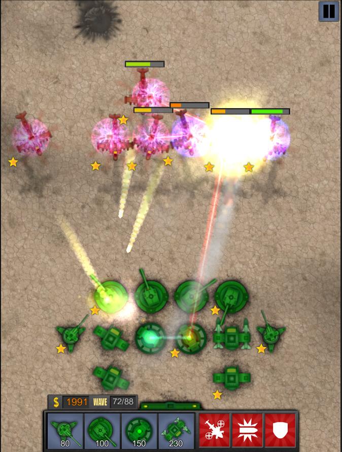 Defense 80 waves