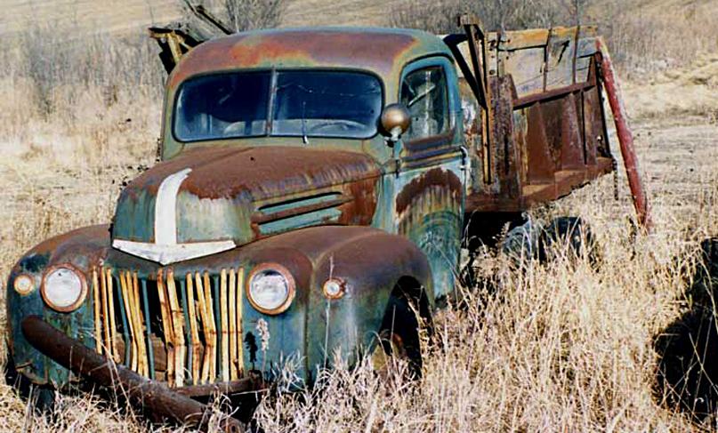 Old Pickup Driving