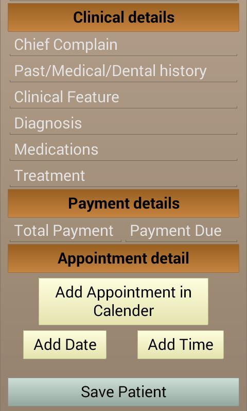 Dental Patient Data