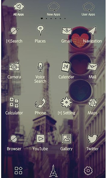 Paris Wallpaper-Stop for Love-