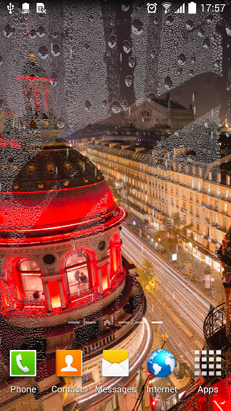Rainy Paris Live Wallpaper