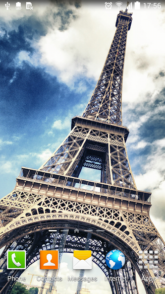 Rainy Paris Live Wallpaper