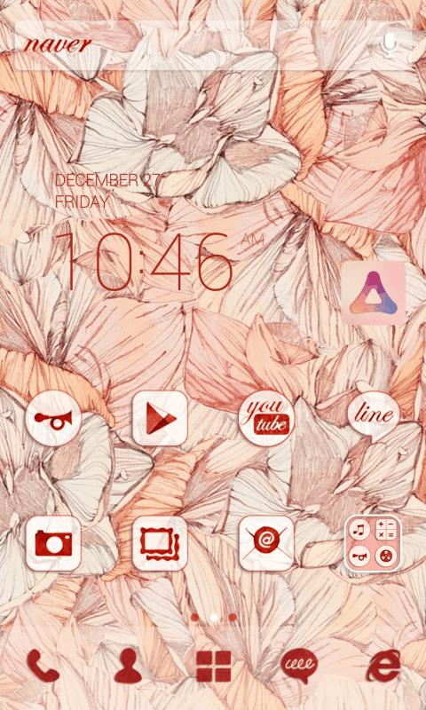 Arohaflower LINELauncher Theme
