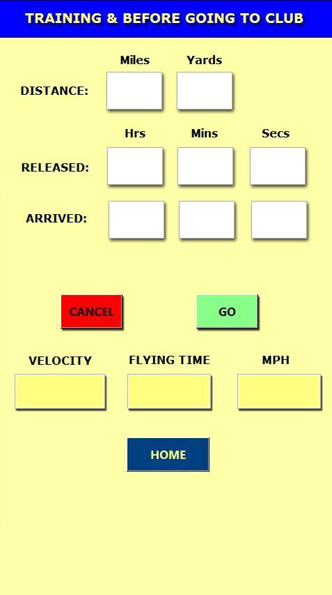 Racing Pigeon Speed