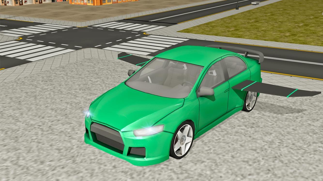 Flying Car- Vehicle Driving 3d