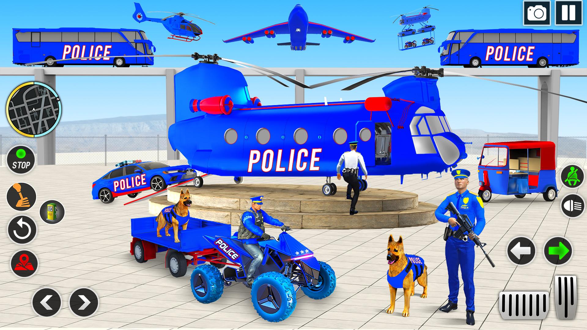 Police Vehicle Transport Truck