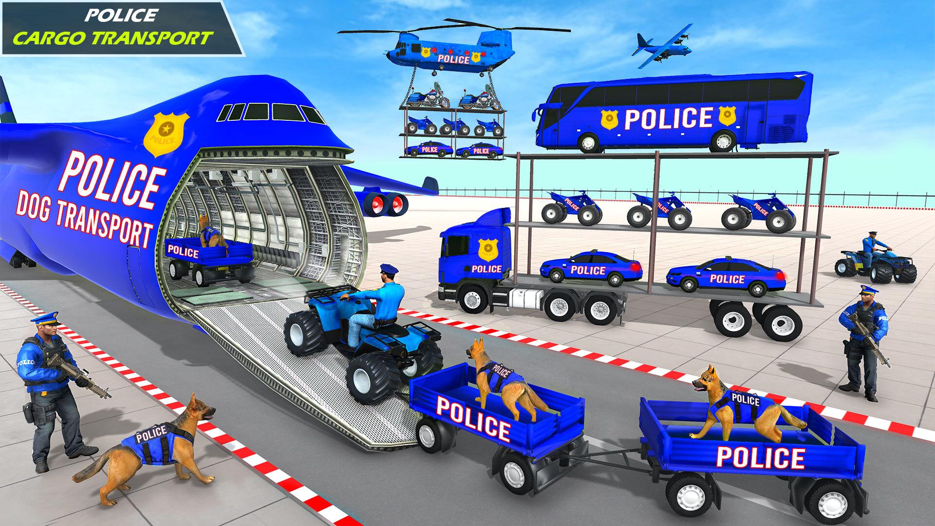 Police Vehicle Transport Truck