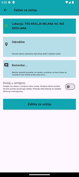 Lift Taxi Nis