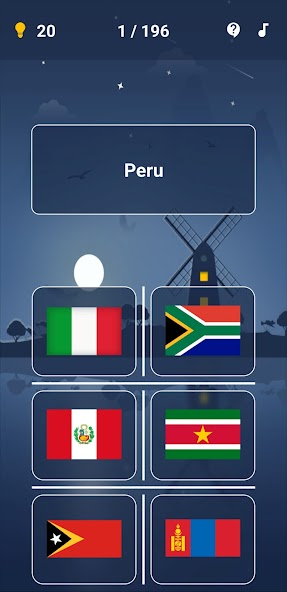 Flag quiz - Country flags
