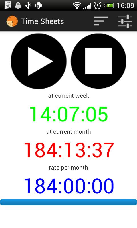 Time sheets