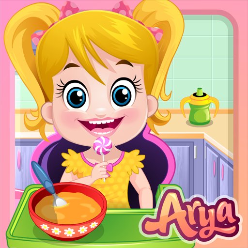 Baby Arya in Kitchen