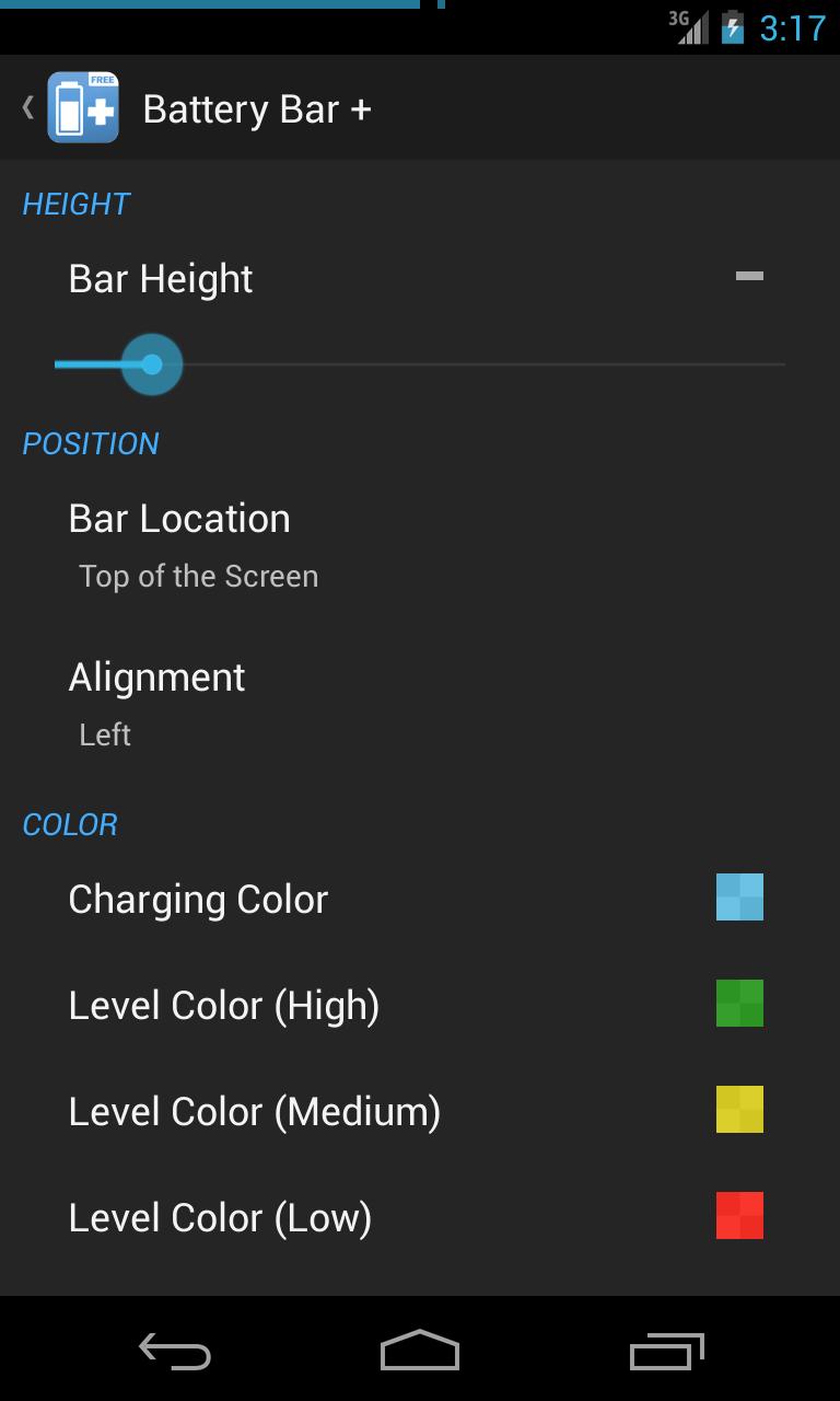 Battery Bar +